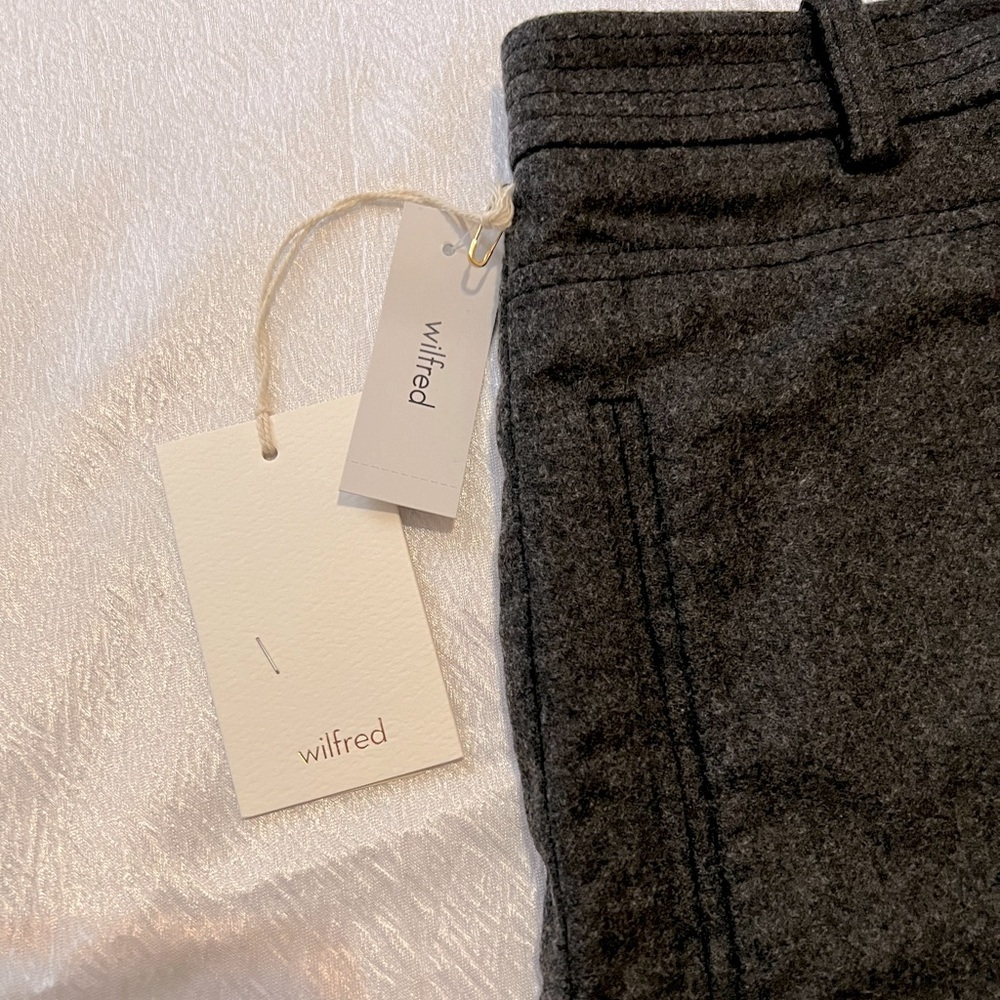 Wilfred Gray Wide-Leg Capris - Picture 3 of 5